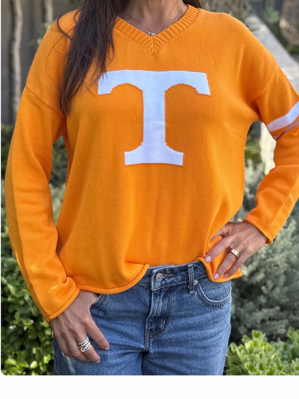 Tennessee Volunteers Gameday 100% Cotton Lightweight Sweater Perfect Condition!